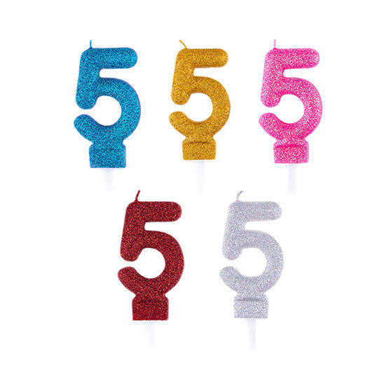 شمع اکلیلی لاتین عدد 5