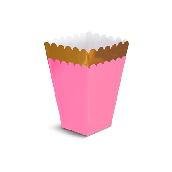 پاپ کرن طلاکوب صورتی